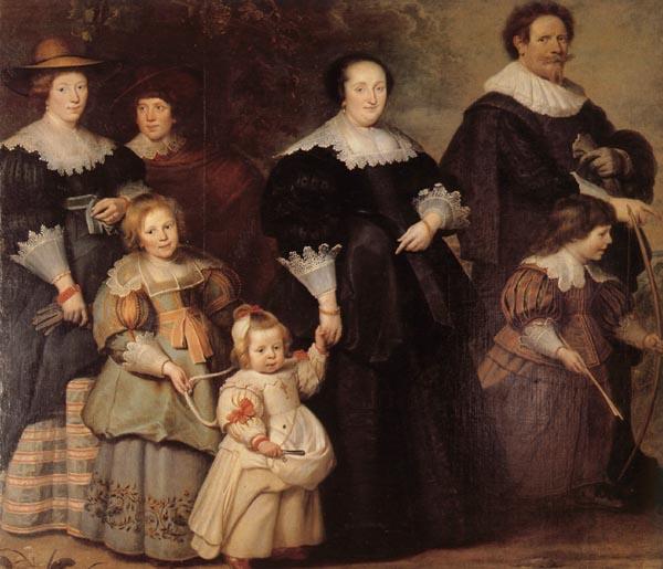 Cornelis de Vos Family Portrait oil painting picture